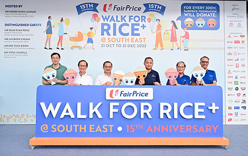 1,200 participants turned up for Walk for Rice+ @ South East as it celebrates its 15th anniversary